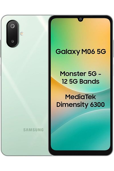 Samsung Galaxy M06 5G (sage green 128 GB) (4 GB RAM)
