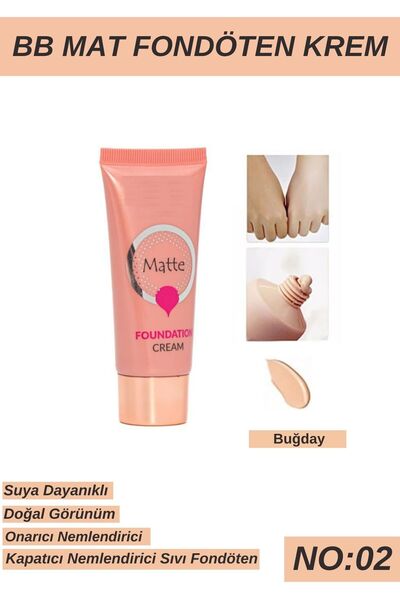 SETBEAUTY Bb Matte Foundation Cream No:02