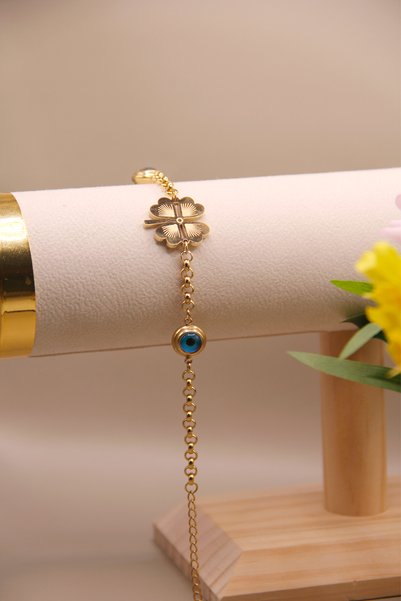 assa accessories 316L Çelik Gold Kaplama Bileklik Paslanmaz – Kararmaz ve Suya Dayanıklı