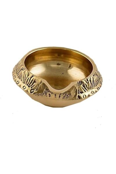 Generic Diwali Oil Lamp Copper Dia Set of 8