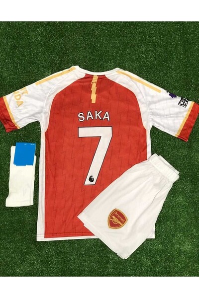 Legent Lady Arsenal 2023-24 Yeni Sezonu Bukayo Saka İç Saha Çocuk Forması 3'l...