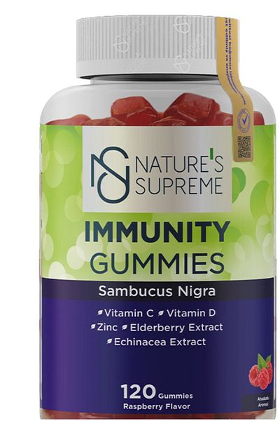 Nature's Supreme Immunity Gummies 120 Chewable Forms