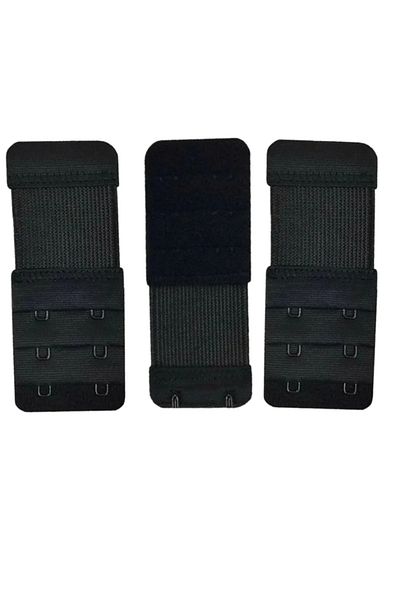 ELOSH BOUTIQUE 3 Pcs Women's Elastic Bra Extension Clasp Agraf/Additional Apparatus