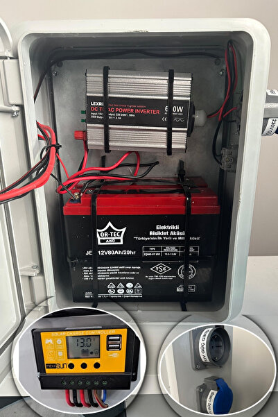 EnerjiStar Enerji Taşınabilir Güneş Enerji Paketi 12volt Buzdolabı Ve 220volt...