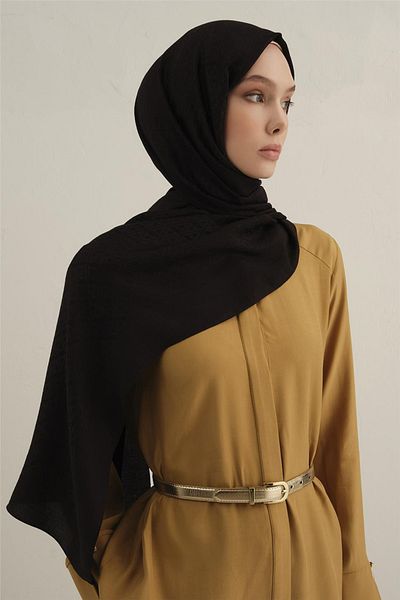 Armine Lyocell Naia Triangle Monogram Shawl 5 01