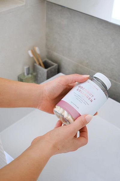 MYPROTEIN Coconut Collagen(Collagen) Coconut Oil & Vitamin C Skin Hair & Nails Skin Health 60 Caps