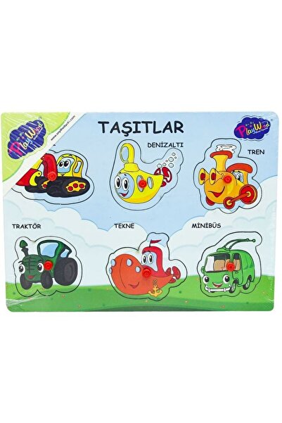 Banadabak WOOD AHŞAP TUTMALI YAPBOZ ONY-145-146 TAŞITLAR EŞLEŞTİRMELİ 18M+