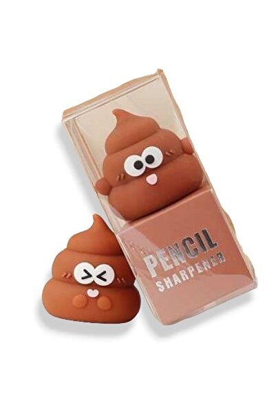 Banadabak Șlefuitor de creion din plastic POOP CU O COMPARTAMENT KK-7111