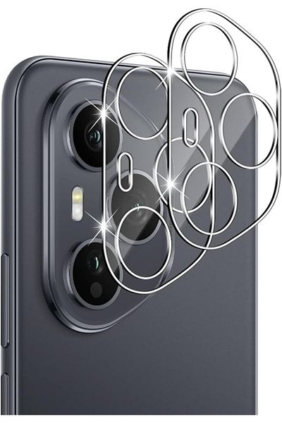 corcishop Honor 400 Pro Compatible Clear Frame Camera Lens Protector Tempered Glass