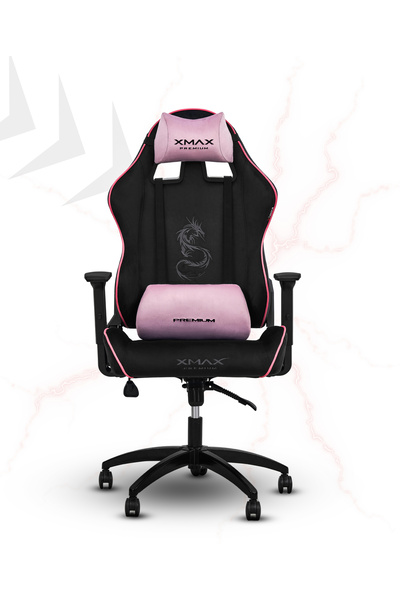 XMAX / Rio Balerion Terletmez Kadife Kumaş Siyah Gaming Oyuncu Koltuğu / 120 Kg Taşır