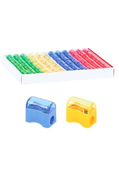 Banadabak KALEMTIRAŞ PLASTİK TEK BÖLMELİ KAPAKLI TS801-2