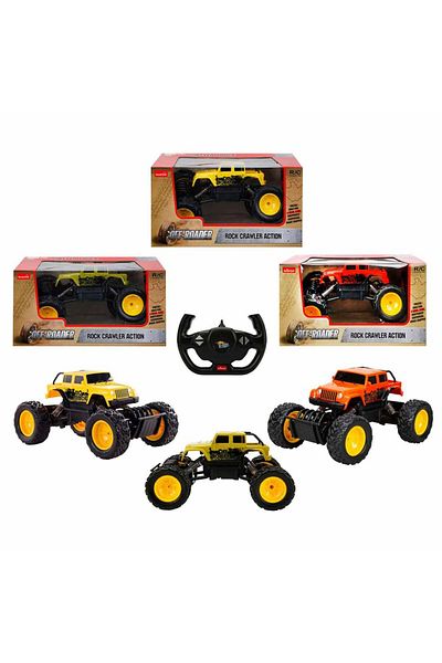 Banadabak Remote Control Jeep 59100 Monster Truck Rock Crawler Action Off Roader F/F 2.4Ghz 1:18
