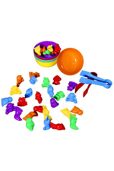 Banadabak Toys 4201 Cute Animals Transfer Set 44 Pieces 36m+