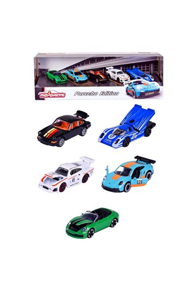 Banadabak Majorette 2053172 Porsche Metal Cars Set of 5 3+