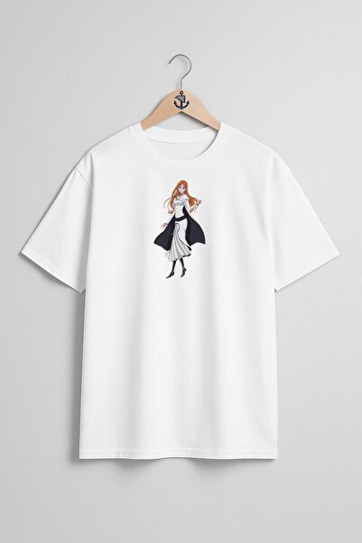 Bahriyeli Collection Оверсайз Orihime Inoue Зимен фестивал Arrancar Shinigami...