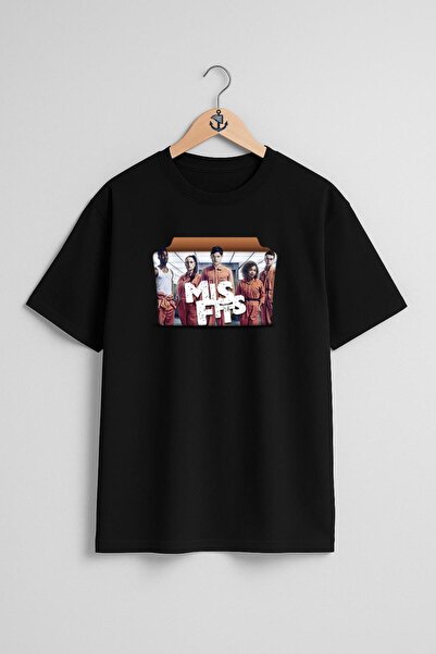 Bahriyeli Collection Oversize kroj Misfits prsa dizajnirana za unisex T-shirt