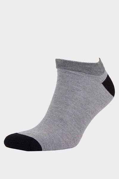 DeFacto Men's Seamless 5-Piece Bamboo Booties Socks F5269Axns