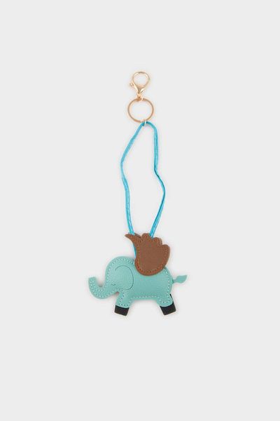 DeFacto Γυναικείο μπρελόκ Green Elephant Charm F1725AXNS