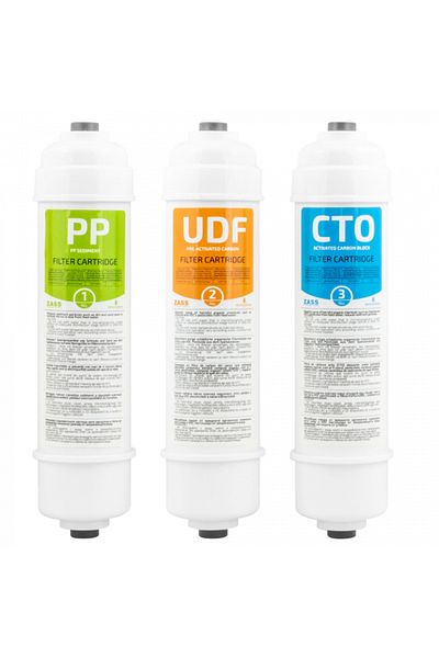 Zass Set 3 filtre pentru dozator de apa WFRS 08 durata 6 luni, pentru dozator ZWD 23 WF - NOU