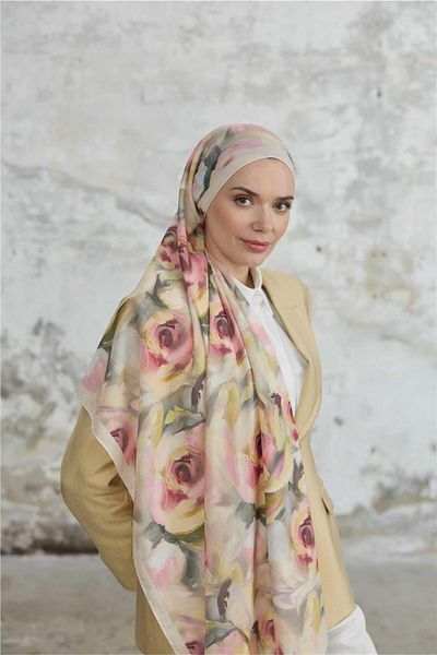 İpekhan Jardin Secret Collection Soft Shawl 3064-07