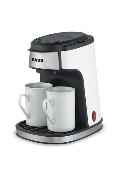 Zass Cafetiera cu filtru ZCM 01, Putere 450W, cu 2 cesti ceramice incluse