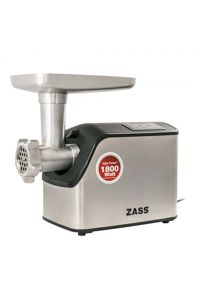 Zass Mașină de tocat carne electrică ZMG 07, 1800W, lamă din oțel inoxidabil, accesoriu pentru roșii inclus