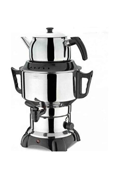 DEKORANLA Elektrikli 4,5 Lt Çelik Semaver Çaycı, dayanıklı ve şık tasarım, sa...