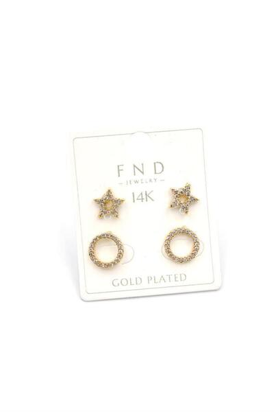 Royaleks Multiple Star Earrings - Gold