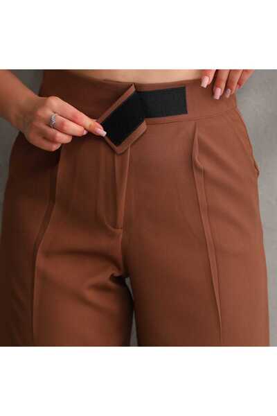 LAVA FASHION Γυναικείο παντελόνι με κορδόνι που κλείνει με βάση το κοχλία, με...