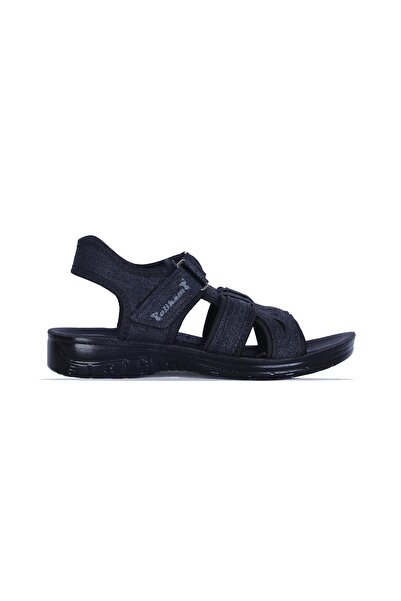 Ayakcenter Polikamp Black Velcro Boys Sandals
