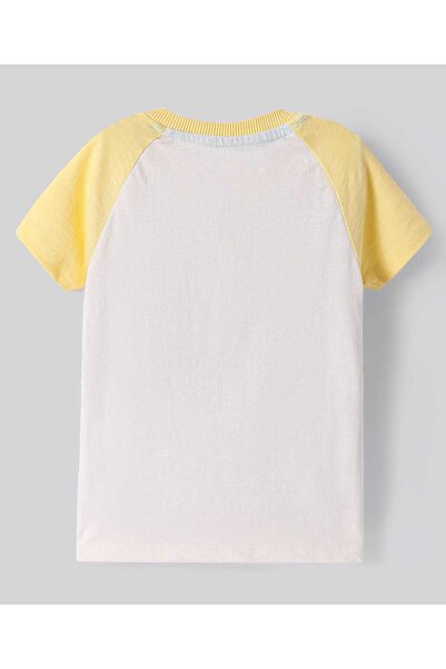 Bonfino 100% Cotton Color Block Raglan Half Sleeve T-Shirts (Pack of 3) - White