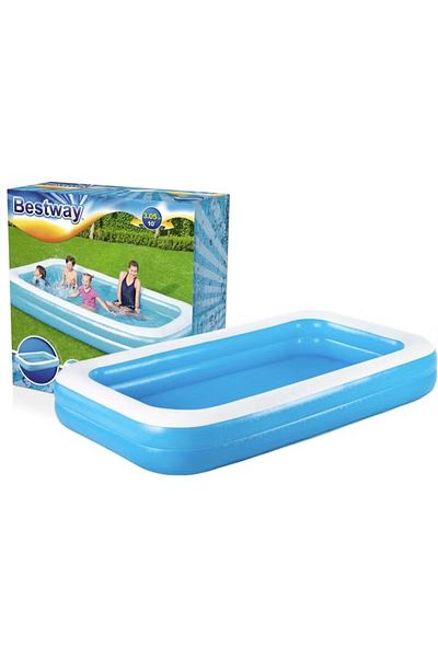 BESTWAY مسبح قابل للنفخ - كبير ٣٠٥×١٨٣×٤٦ سم | سهل التركيب والحمل