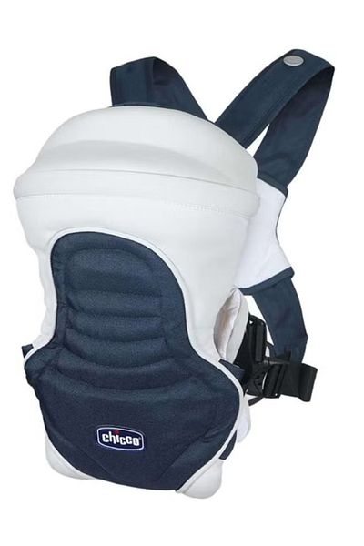 rexa CozyNest Soft Baby Carrier – Blue & White Comfort Series