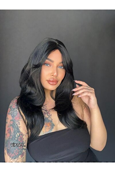 Suzan Peruk Medikal Gerçek Saç dokusunda Tepe kısmında Baş derisi görünümlü Ş...