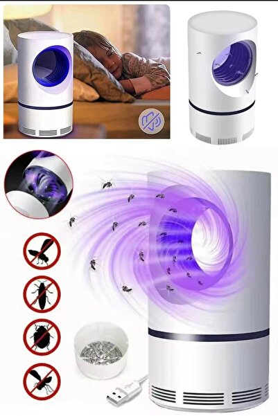 Munico 2 Adet Güvenli ve Sessiz, Elektrikli Böcek Kovucu Sinek Tuzağı Ev Ofis...