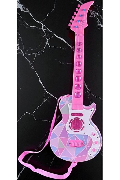 Kuzey Tacı Müzikli Ledli Gitar Çocuklara Eğlenceli Hediye Vip