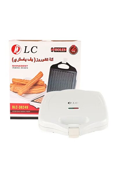 DLC QuickBake Churros Maker – 1400W Dessert Press (White)