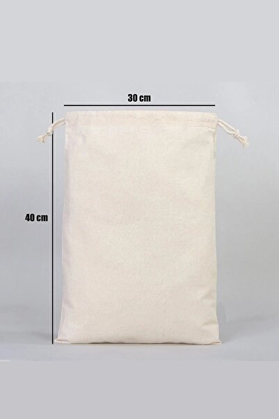stonehill , Shoe Slipper Bag 2 Pieces 30X40 Raw Natural Cloth Fabric