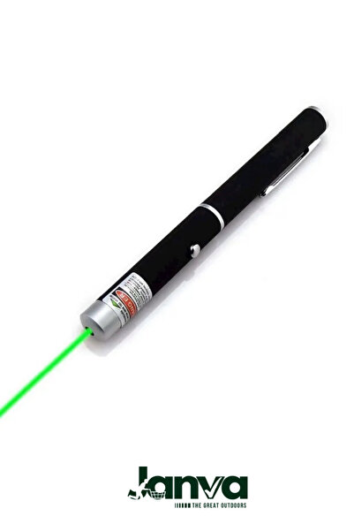 Janva 5 Başlıklı Yeşil Lazer Pointer Pilli 50 Km Etkili (5 Başlıklı)