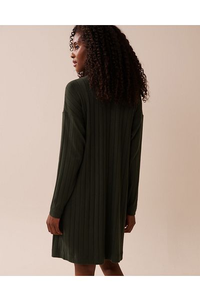 La Vie en Rose Ribbed Long Cardigan