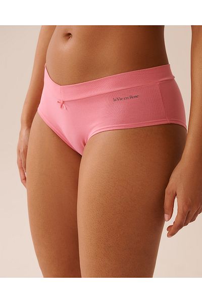 La Vie en Rose Cotton Hiphugger Panty