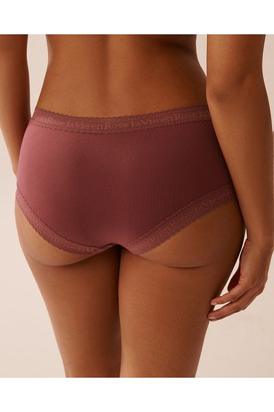 La Vie en Rose Super Soft Lace Trim Boyleg Panty