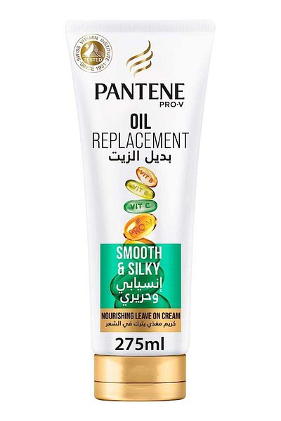 Pantene Pro V Oil Replacement Smooth & Silky Nourishing Leave-in Conditioner Cream 275ml