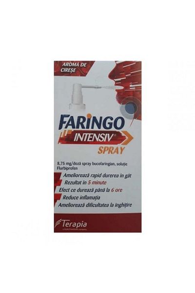 Terapia Faringo spray intensiv pentru gat 8,75 mg/doză, 15 ml,