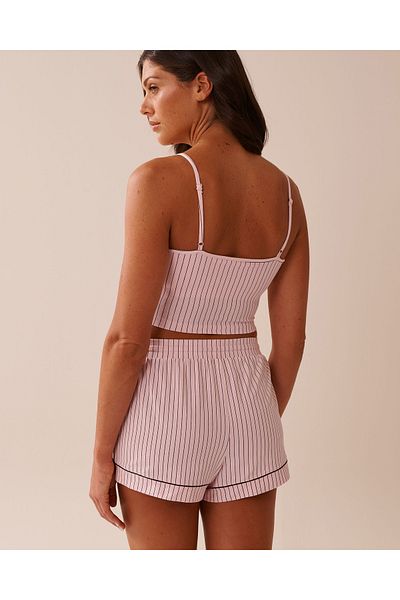 La Vie en Rose Cotton Crop Cami