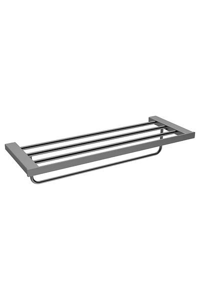 tradex Double Towel Holder Gray from +TS
