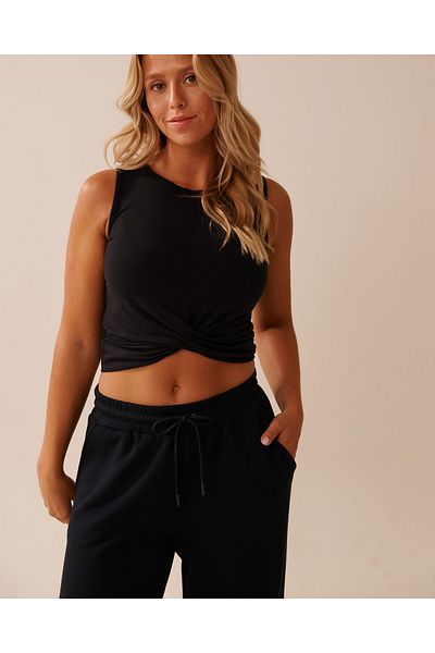 La Vie en Rose Twisted Modal Crop Cami