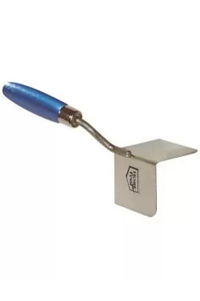 olejnik Mason Trowel, Olejnik, Trapezoid, Narrow, 160 mm, Wooden Handle, Red
