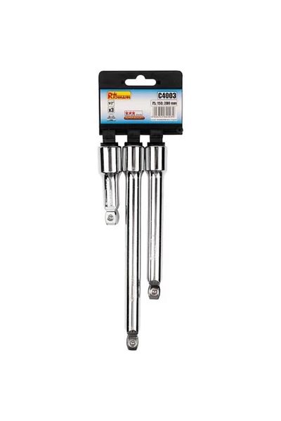 richmann Extension for Socket Wrench, 1/2", (set of 3 pcs),