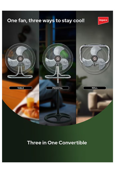 İMPEX 18" 3 in 1 STAND FAN | PF01